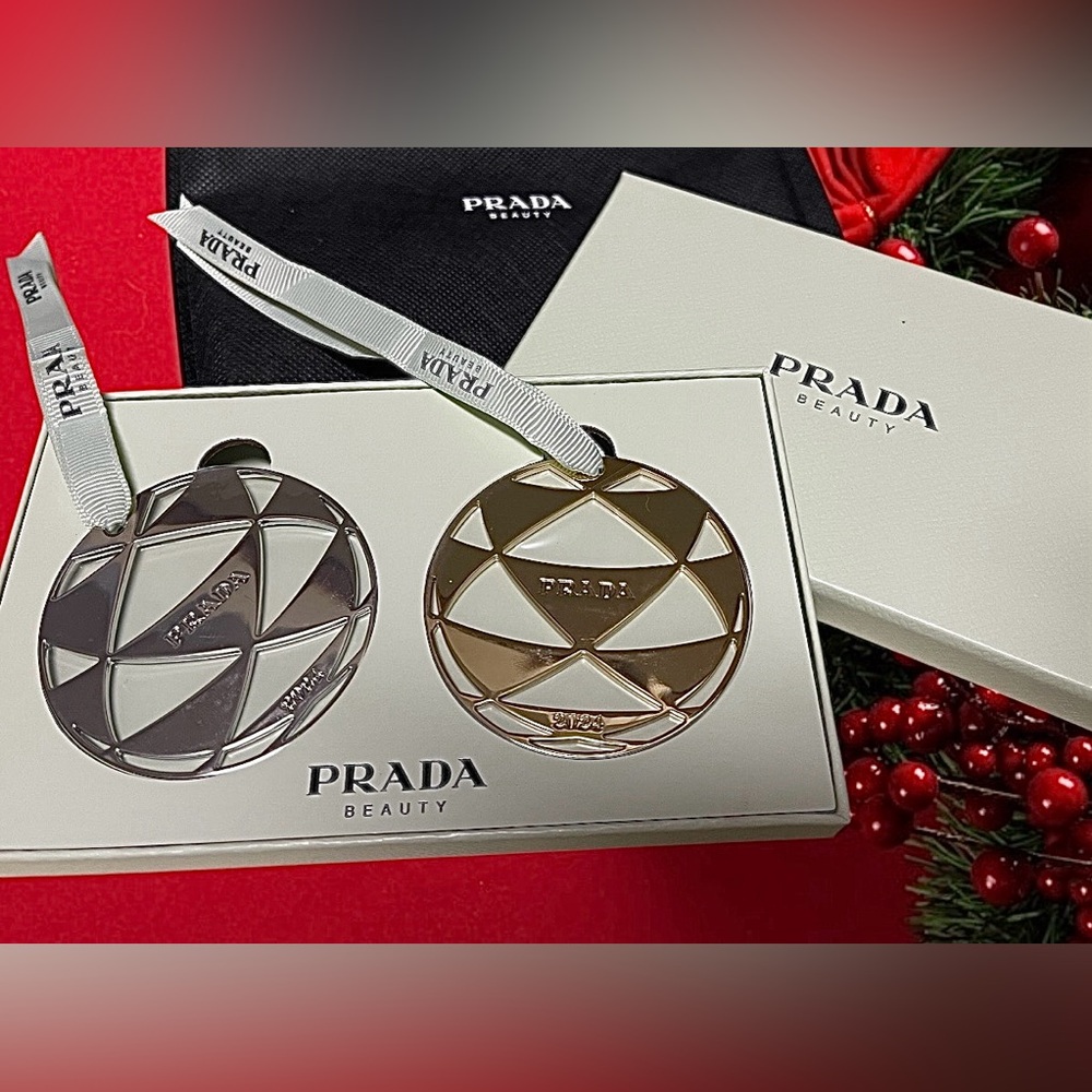 Prada Beauty New inbox Ornament Duo Silver & Gold